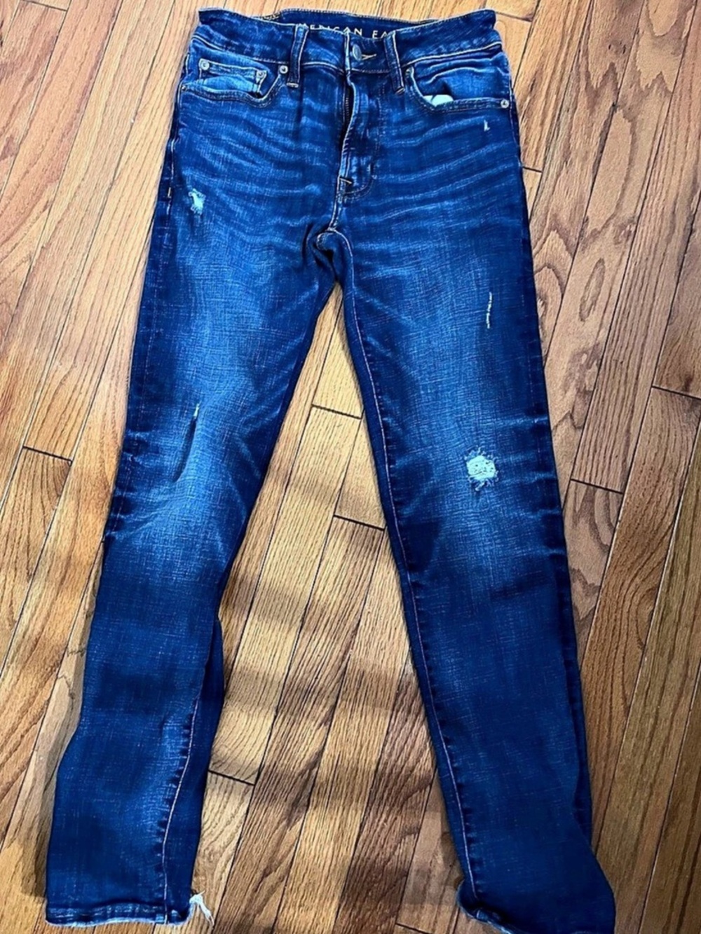 American Eagle Next Level Flex Skinny Jeans Waist 29x32 Blue worn once